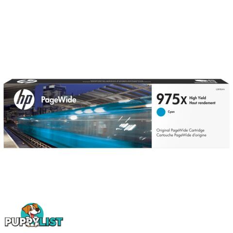 Hewlett Packard HP-975X C Cyan Ink HIGH YIELD - Hewlet Packard - HP 975X C - 0.00kg