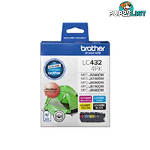 Brother LC432XLVP CMY Ink set Cartridge for MFC-J5340dw MFC-J7440dw MFC-J6540dw MFC-J6740dw MFC-J6940dw - Brother - LC432XL-3ink set - 0.60kg