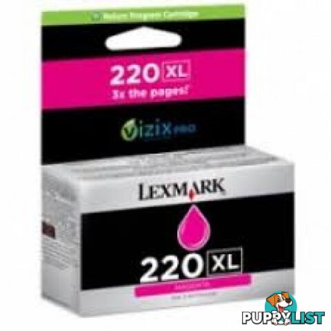 Lexmark #220 14L0176AAN MAGENTA HIGH yield Ink - Lexmark - LX 220XL MAGENTA - 0.00kg