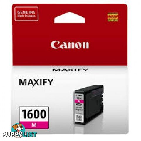 Canon PGI-1600M Pigment Magenta Ink - Canon - PGI-1600M - 0.20kg