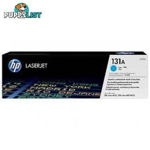 Hewlett-Packard CF211A Cyan Toner [#131A] - Hewlet Packard - HP CF211A Cyan - 0.11kg