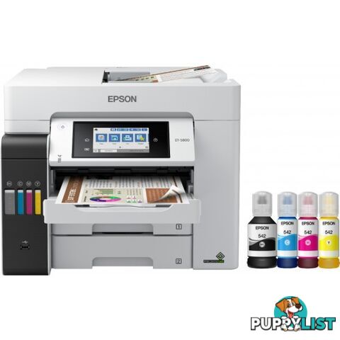 EPSON EcoTank Pro ET-5800 MultiFunction Colour Printer - Epson - ET-5800 PRO - 0.00kg