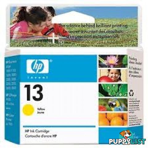 Hewlett Packard HP13Y Yellow Ink - Hewlet Packard - HP 13 Y - 0.00kg