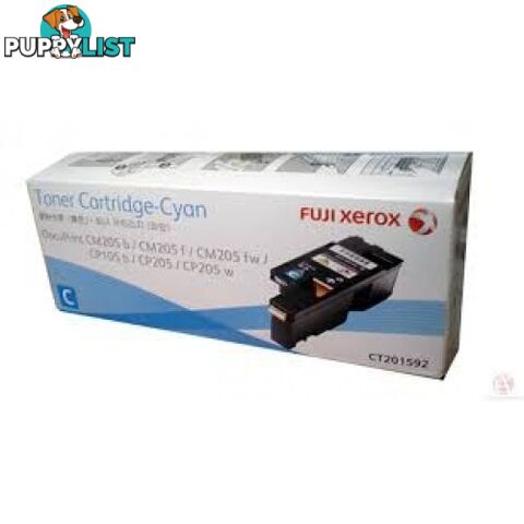 XEROX DocuPrint CP105B CP205 CM205 Cyan Toner CT201592 - Xerox - CT201592 - 0.35kg