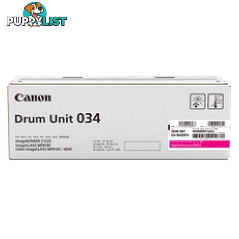 Canon Cartridge 034MD Magenta Drum Unit for MF810cdn - Canon - Cartridge 034MD - 0.00kg