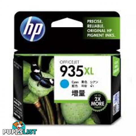 Hewlett Packard HP-935XL C Cyan Ink HIGH YIELD for PRO 6230 6830 - Hewlet Packard - HP 935XL Cyan - 0.00kg