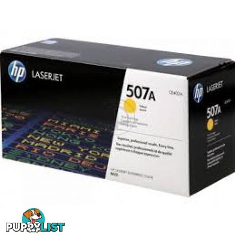 Hewlett-Packard CE402A Yellow Toner [#507X] - Hewlet Packard - HP CE402A Yellow - 1.00kg