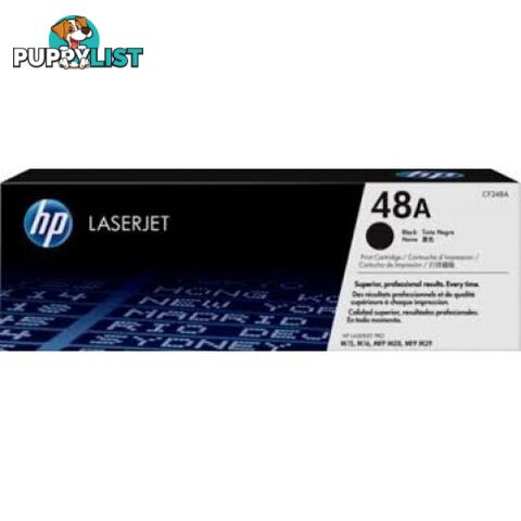 Hewlett-Packard CF248A Black Toner [#48A] - Hewlet Packard - HP CF248A Black - 0.11kg