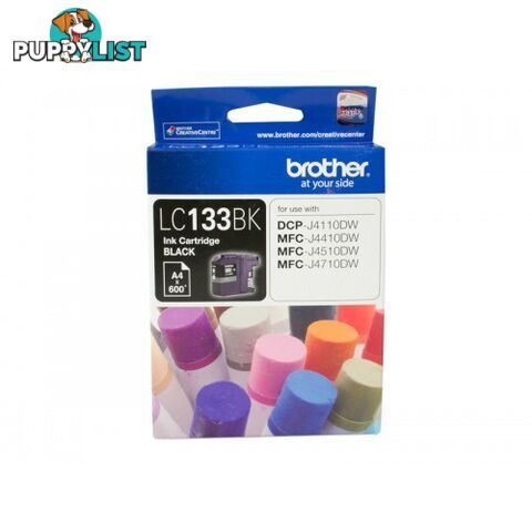 Brother LC133bk Black Ink - Brother - LC133-Black - 0.00kg