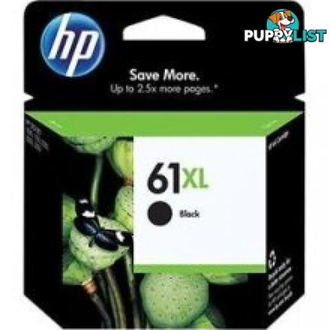 Hewlett Packard HP-61XL Black Ink Cartridges - Hewlet Packard - HP 61XL BK - 0.60kg