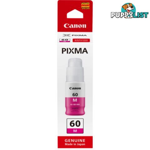 Canon GI-66M Magenta ink bottle For MAXIFY MEGATANK GX6060 GX7060 - Canon - GI-66 Magenta - 0.00kg