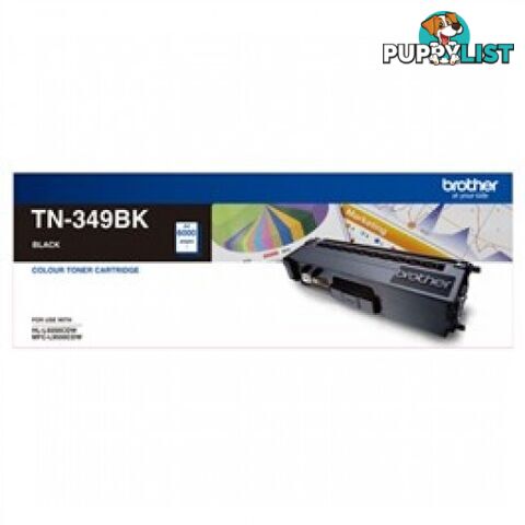 Brother TN-349BK Black Toner Super High Yield for HL-L9200 MFC-L9550 - Brother - TN-349BK - 0.87kg