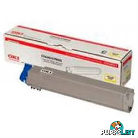 OKI 42918917 Yellow Toner for C9600 C9800 - OKI - OKI 42918917 Yellow - 0.00kg