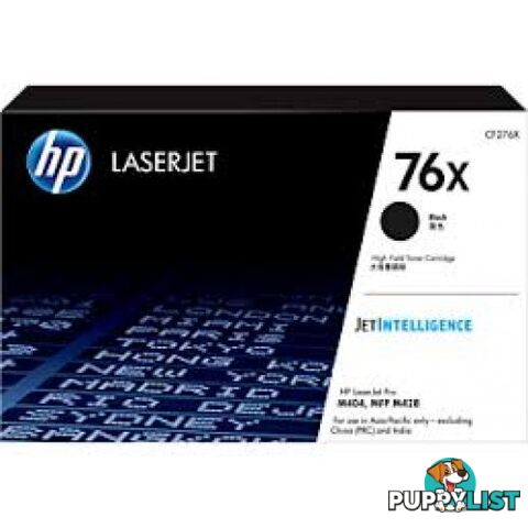 Hewlett-Packard CF276A Black Toner [#76A] - Hewlet Packard - HP CF276A Black - 0.11kg