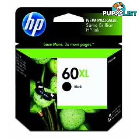 Hewlett Packard HP-60XLBK Black  Ink Cartridge - Hewlet Packard - HP 60XL Black - 0.70kg