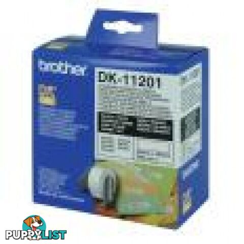 Brother DK-11221 White 23x23mm Die-Cut Square Paper Label, 1000 Labels per Roll - Brother - DK-11221 - 0.46kg