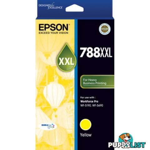 Epson 788XL C13T788492 SUPER HIGH YIELD YELLOW 788XXL - Epson - EPSON 788XXL YELLOW - 0.00kg