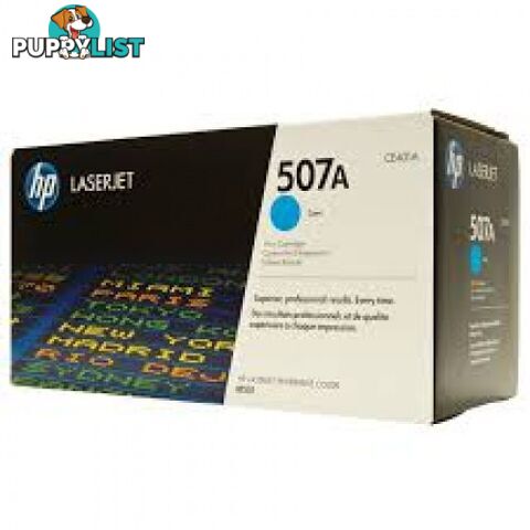 Hewlett-Packard CE401A Cyan Toner [#507X] - Hewlet Packard - HP CE401A Cyan - 1.00kg