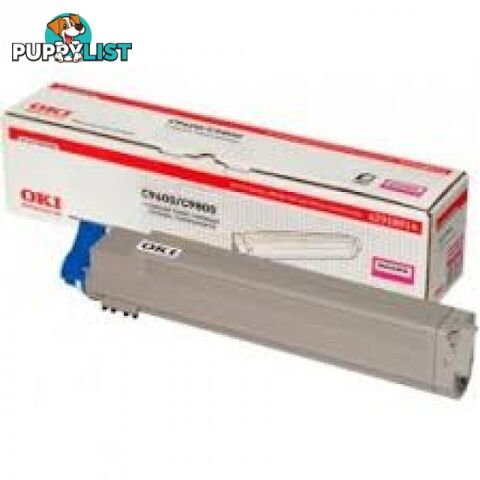 OKI 42918918 Magenta Toner for C9600 C9800 - OKI - OKI 42918918 Magenta - 0.00kg