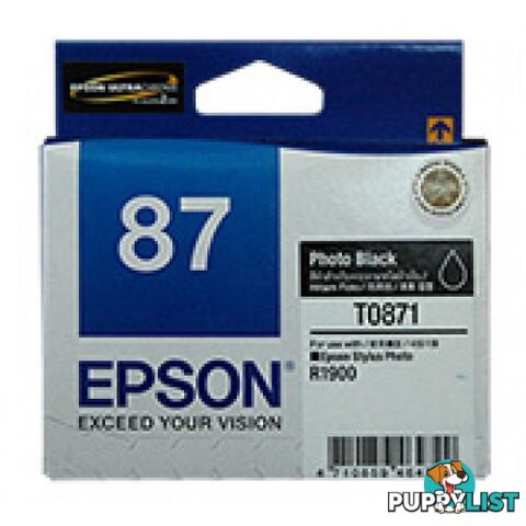 Epson C13T087190 PHOTO BLACK 87 - Epson - EPSON T0871 BLACK - 0.00kg