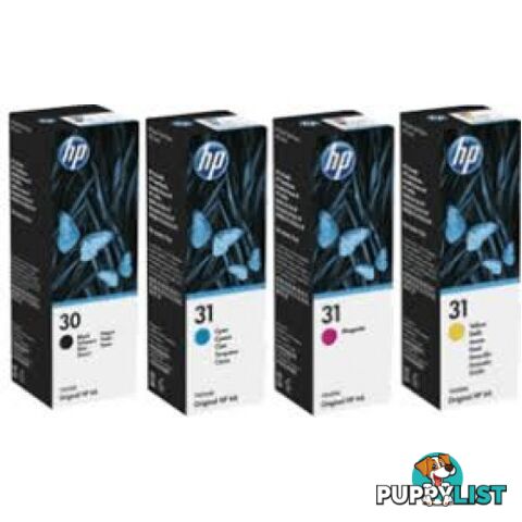 Hewlett Packard 32/31 Four Ink Bottle Set for Smart Tank Series Printers - Hewlet Packard - HP 32/31 Ink Set - 0.00kg