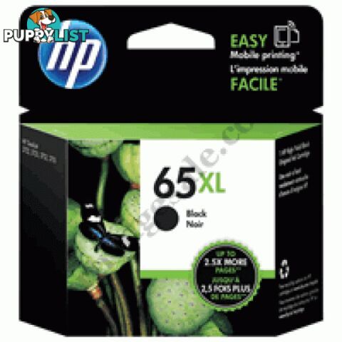 Hewlett Packard HP-65XL Black Ink Cartridge High Yield for deskjet 2623 5030 - Hewlet Packard - HP 65XL BK - 0.60kg