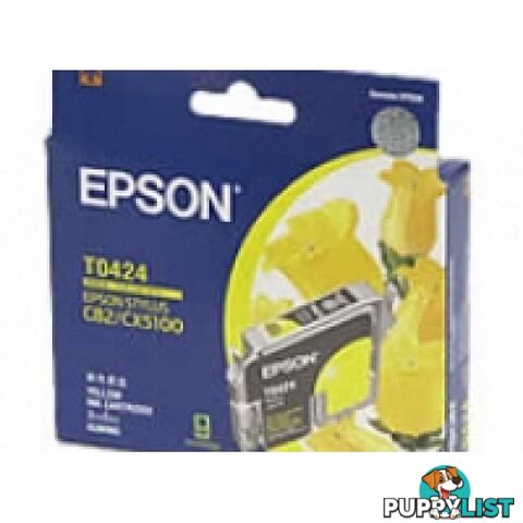 EPSON T0424 Yellow Ink Cartridge - Epson T0424 Yellow - 0.20kg