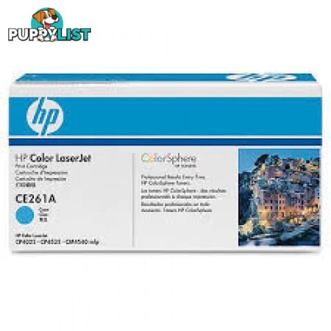 Hewlett-Packard CE262A Yellow Toner Cartridge [#648A] CP4025,CP4520,CP4525 - Hewlet Packard - HP CE262A Yellow - 1.00kg