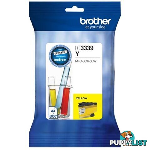 Brother LC3339XL Yellow ULTRA Super High Yield Ink Cartridge for MFC-J6945DW - Brother - LC3339XL Yellow - 0.07kg