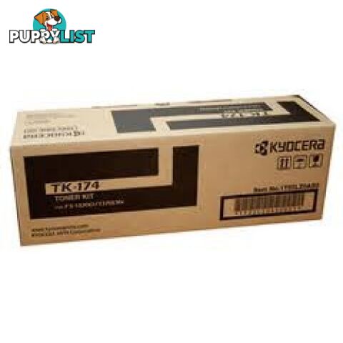 Kyocera TK-174 Black Toner For FS-1320 FS1370 - Kyocera - TK-174 - 0.50kg