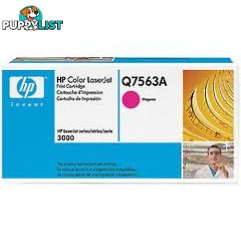 Hewlett-Packard Q7563A Magenta Toner - Hewlet Packard - HP Q7563A MAGENTA - 0.15kg