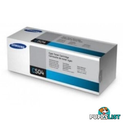 Samsung CLT-C504S Cyan Toner SU027A for CL-P415 CL-X4170 CL-X4195 - Samsung - SAMSUNG 504 Cyan - 0.00kg