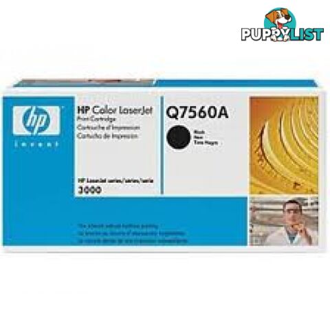 Hewlett-Packard Q7560A Black Toner - Hewlet Packard - HP Q7560A BLACK - 0.15kg