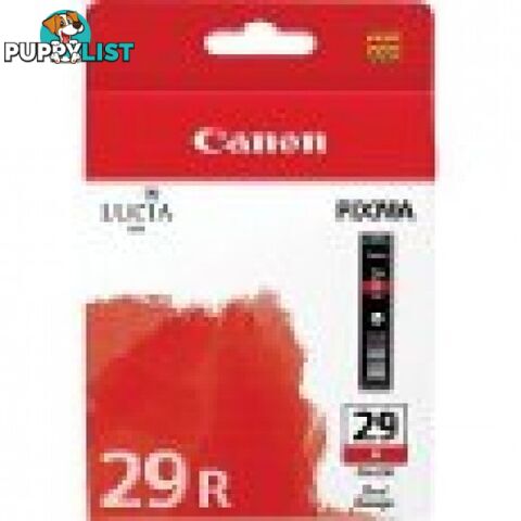 Canon PGI-29R Pigment Red  Ink - Canon - PGI-29R - 0.20kg