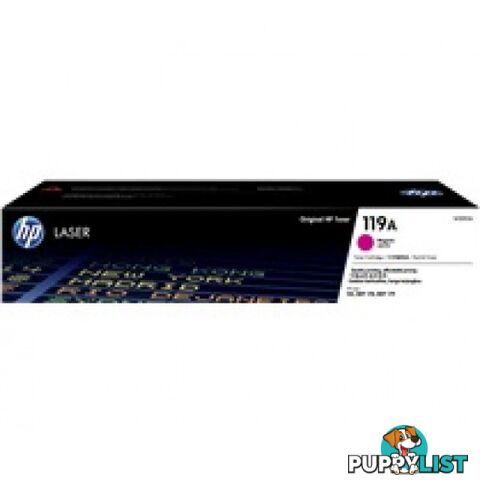 Hewlett-Packard W2093A Magenta Toner [#119A] - Hewlet Packard - HP W2093A MAGENTA - 0.94kg