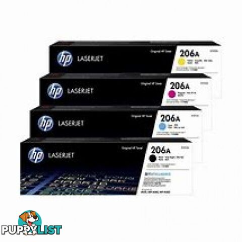 Hewlett-Packard W2113A Magenta Toner [# 206A] - Hewlet Packard - HP W2113A MAGENTA - 0.94kg