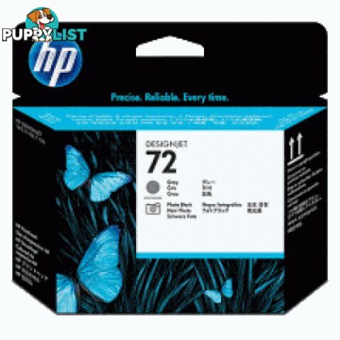 Hewlett Packard #72PGY Photo Grey Ink Cartridge for DesignJet T790 - Hewlet Packard - HP 72 Photo Grey - 0.00kg