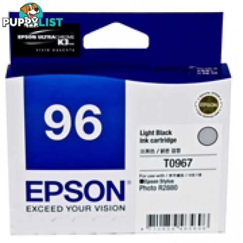 Epson C13T096790 LITE BLACK 96 - Epson - Epson T0967 LITE BLACK - 0.00kg