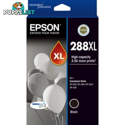 Epson 288XL C13T306192 High Yield Black 288 Ink - Epson - Epson 288XL Black - 0.00kg