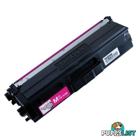 Brother TN-443M Magenta Toner for HL-L8260 HL-L8360 MFC-L8690 MFC-L8900 - Brother - TN-443 Magenta - 0.87kg