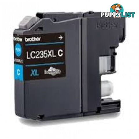 Brother LC235XL  Cyan Ink for DCP-J4120DW MFC-J4620DW MFC-J5320DW MFC-J5720DW - Brother - LC235-Cyan High Yield - 0.00kg