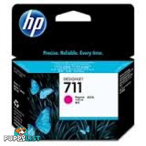 Hewlett Packard HP-711M Magenta Ink cartridge - Hewlet Packard - HP 711 Magenta - 0.05kg