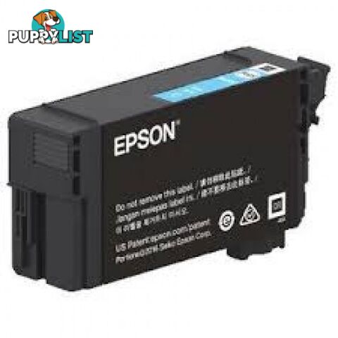 Epson C13T40U200 Ultra Chrome Cyan 40U XD2 50ml for T3160 T5160 - Epson - Epson 40U Cyan - 0.00kg