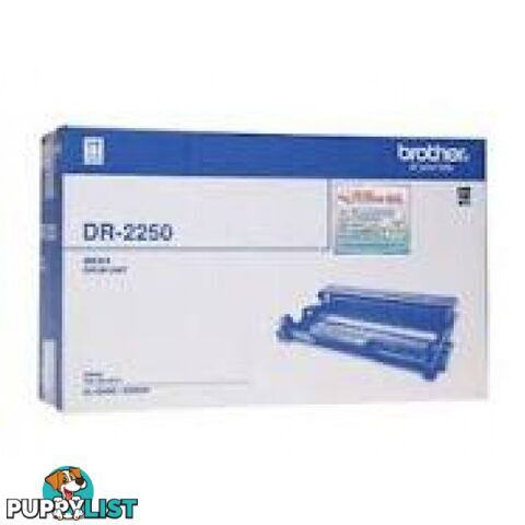 Brother DR-2225 Drum Unit for HL2240 HL2250 MFC7240 MFC7360 MFC7460 MFC7860 FAX2840 - Brother - DR-2225 - 0.69kg