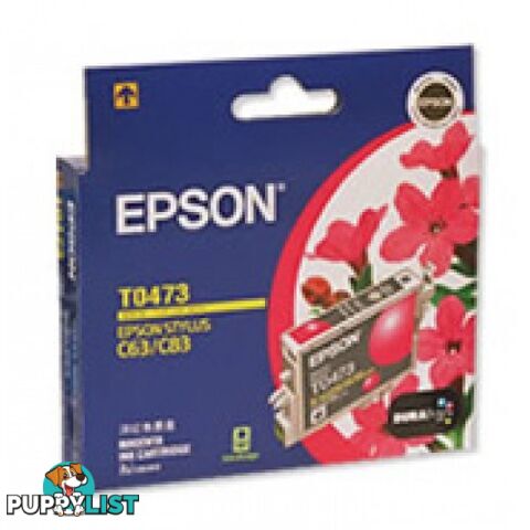 Epson C13T047390 MAGENTA Ink Cartridge T0-473 - Epson - EPSON C13T047390 T0473 - 0.00kg