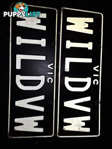 Volkswagon Custom number plates