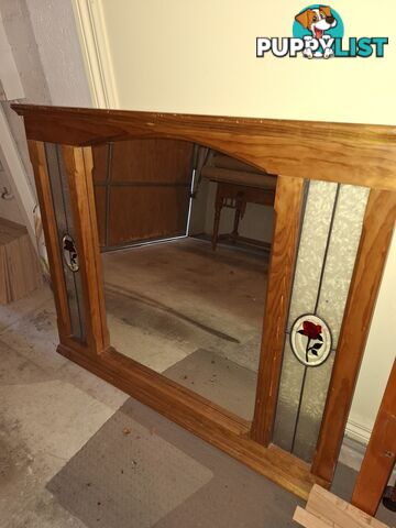 Large antique mirror