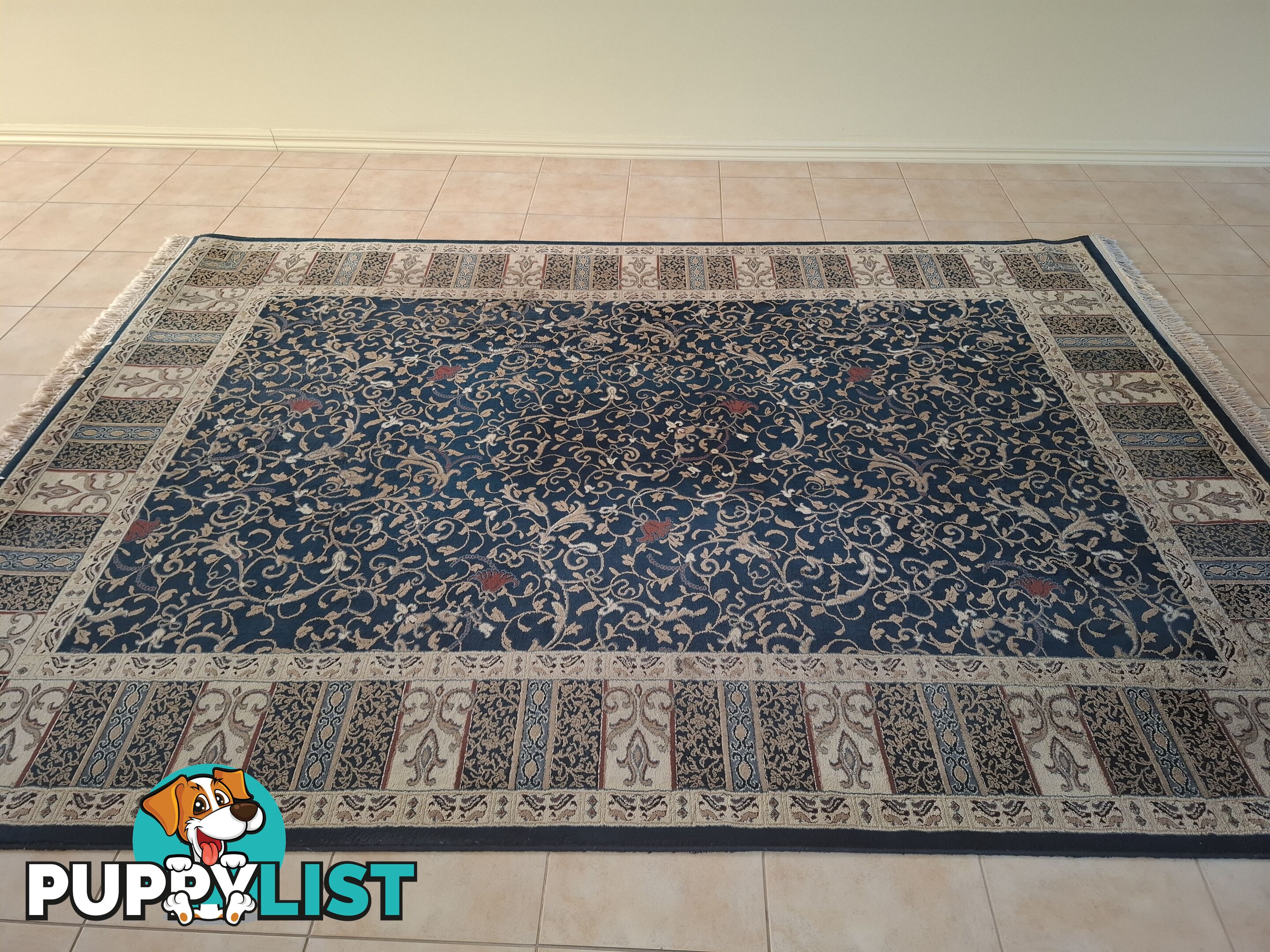 Large Persian style floor rug