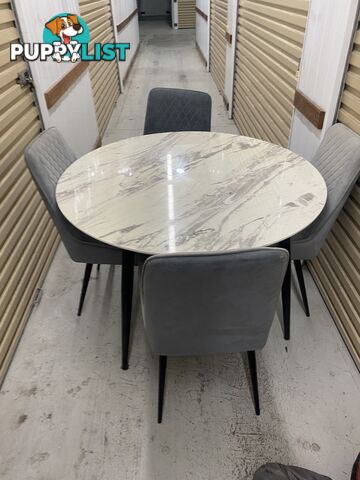 Table and chairs
