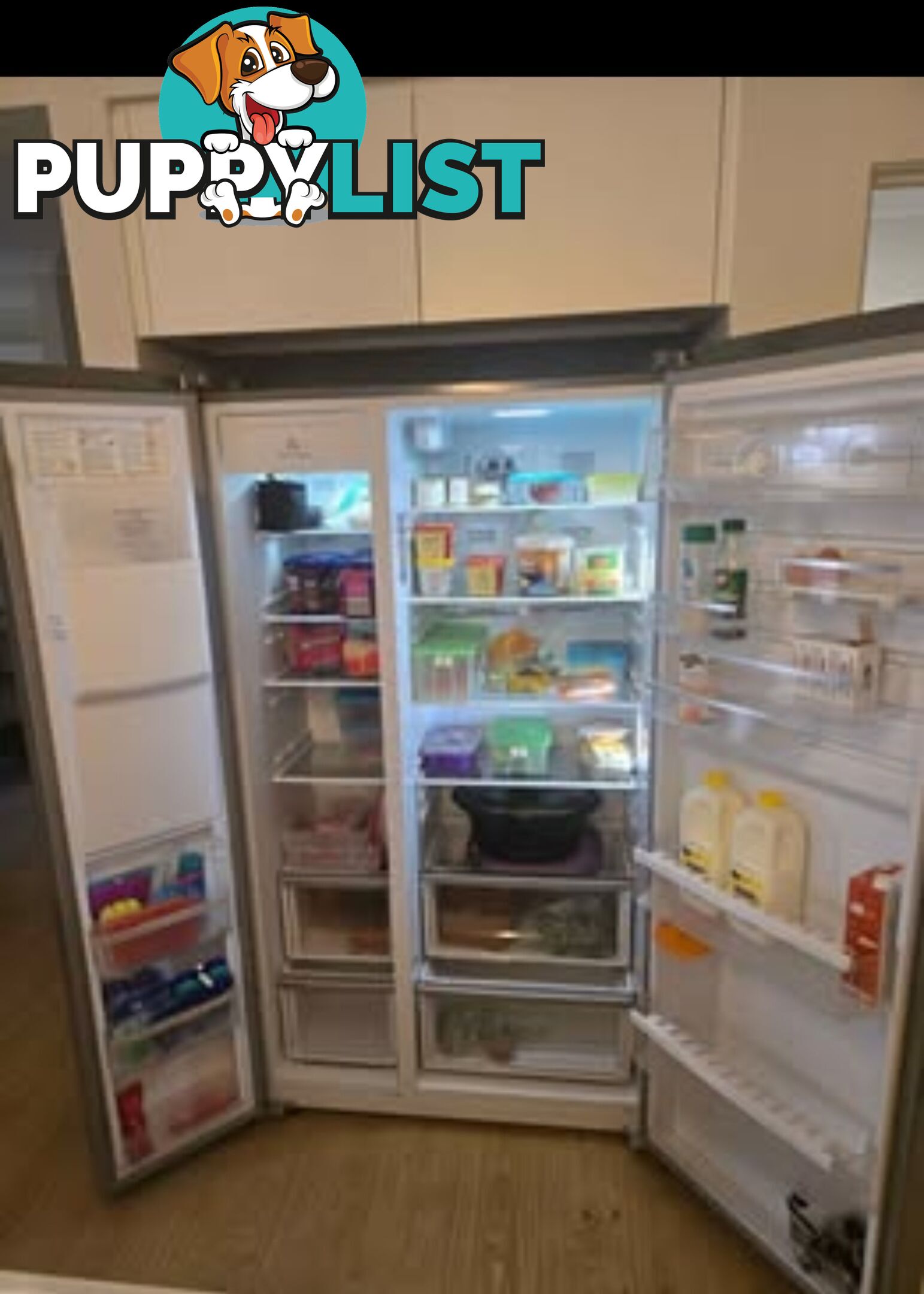 Westinghouse 680 litre side by side fridge
